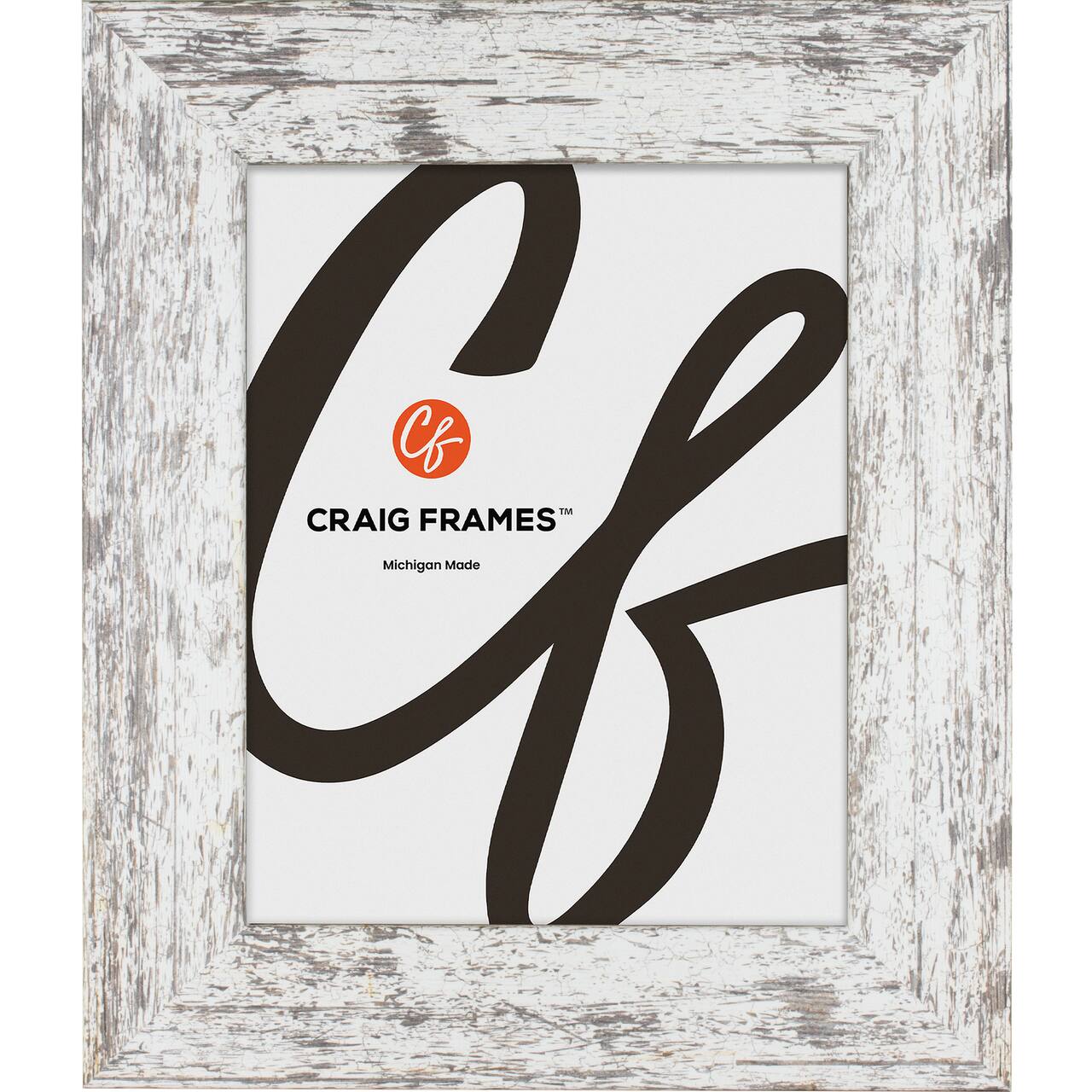 Craig Frames American Barn Alabaster White Picture Frame